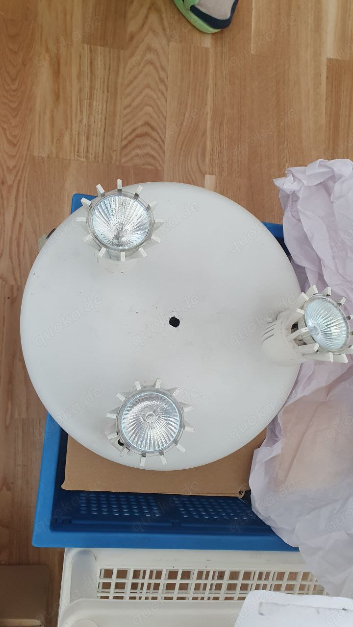 Lampe Metall rund LED
