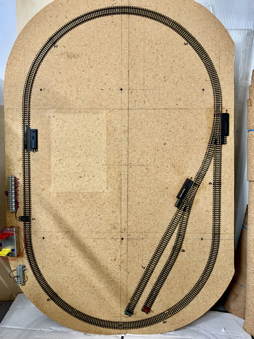 Kleine Modelleisenbahnanlage