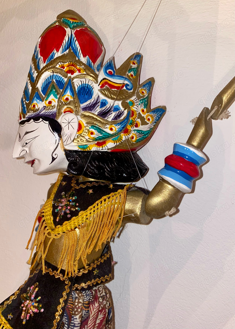 Wayang Golek Indonesien Stabpuppe Puppe Asien Marionette Holzpuppe