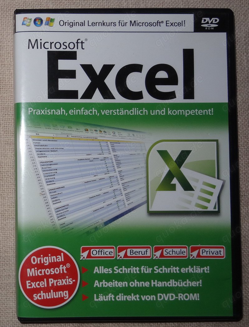 D Media-Verlagsgesellschaft Original Lernkurs für Excel Praxisschulung DVD Rom 2902 9556 