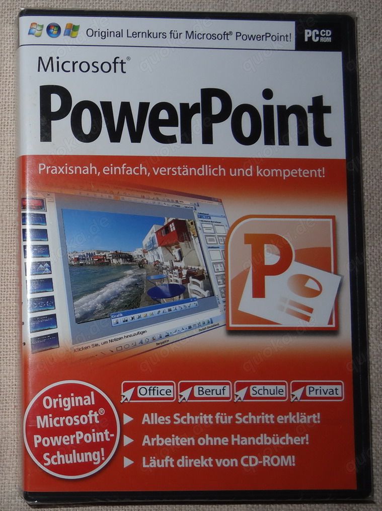 D Media-Verlagsgesellschaft Original Lernkurs PowerPoint Praxisschulung DVD 2902 9556 Software