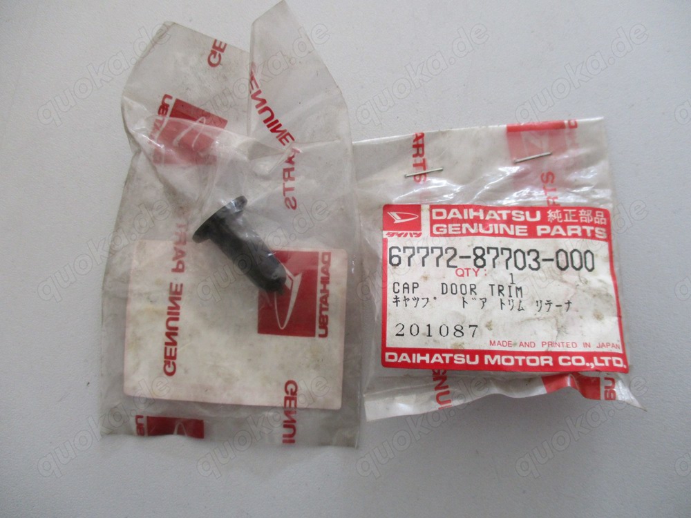 2x Kappe Türverkleidung Daihatsu 6777287703000