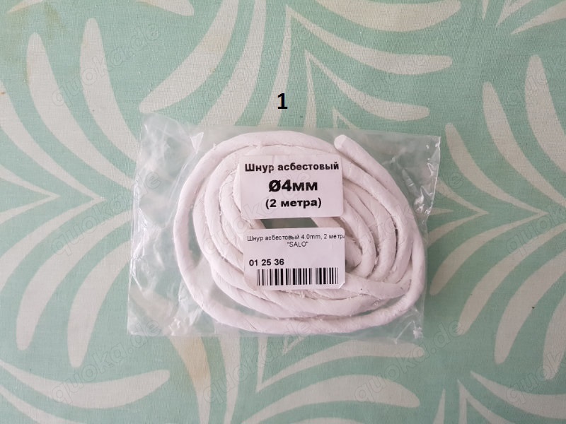 Dichtschnur 4,0mm für Auspuff Ural Dnepr MT u.s.w neu Dichtschnur 4,0mm für Auspuff Ural Dnepr MT u.s.w neu