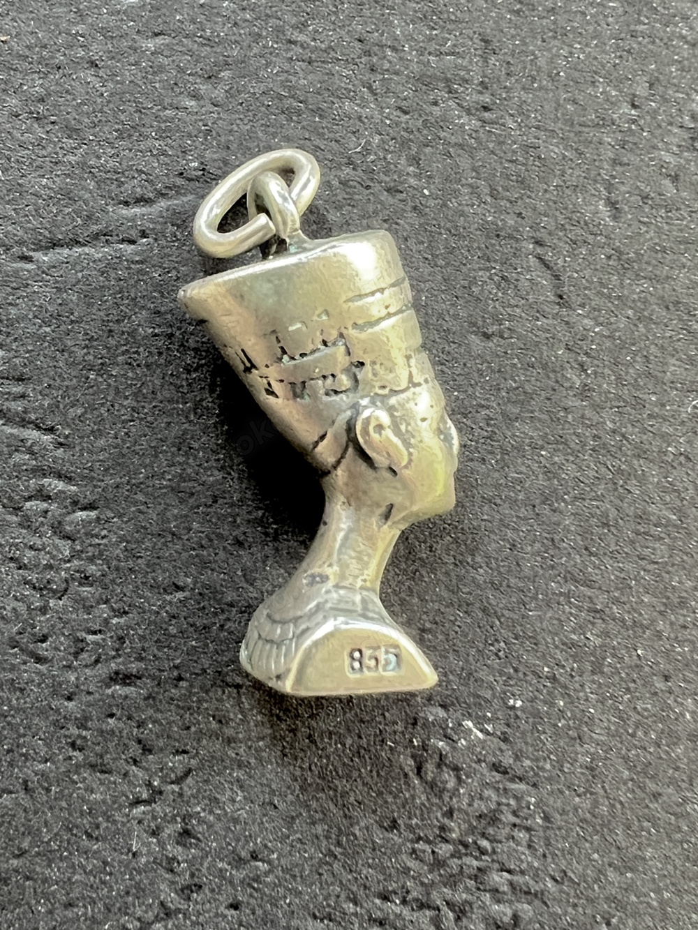 Nofretete Kettenanhänger, Silber 15mm