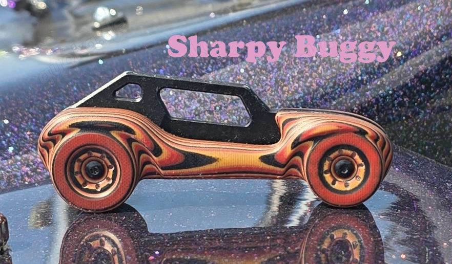 Buggy Taschenmesser "Sharpy Buggy" Edle Optik, hochwertige Qualität -Geschenkidee von MPS aus Bremen