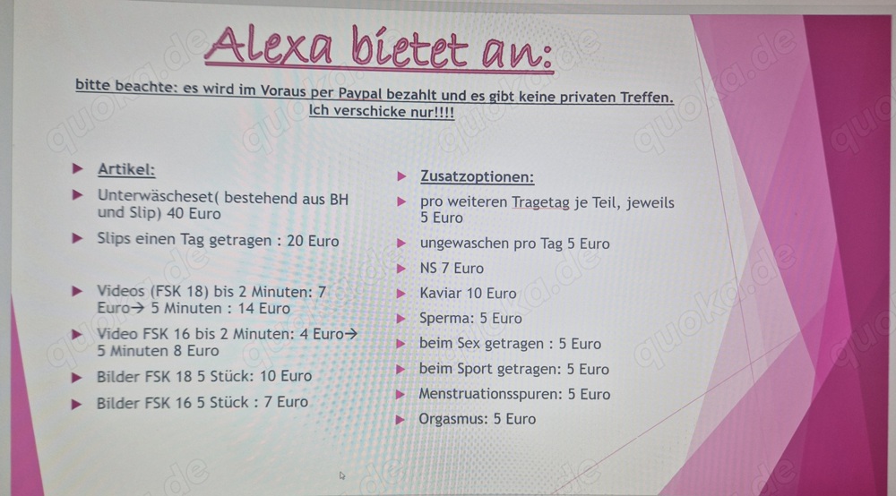 Alexa  bietet an