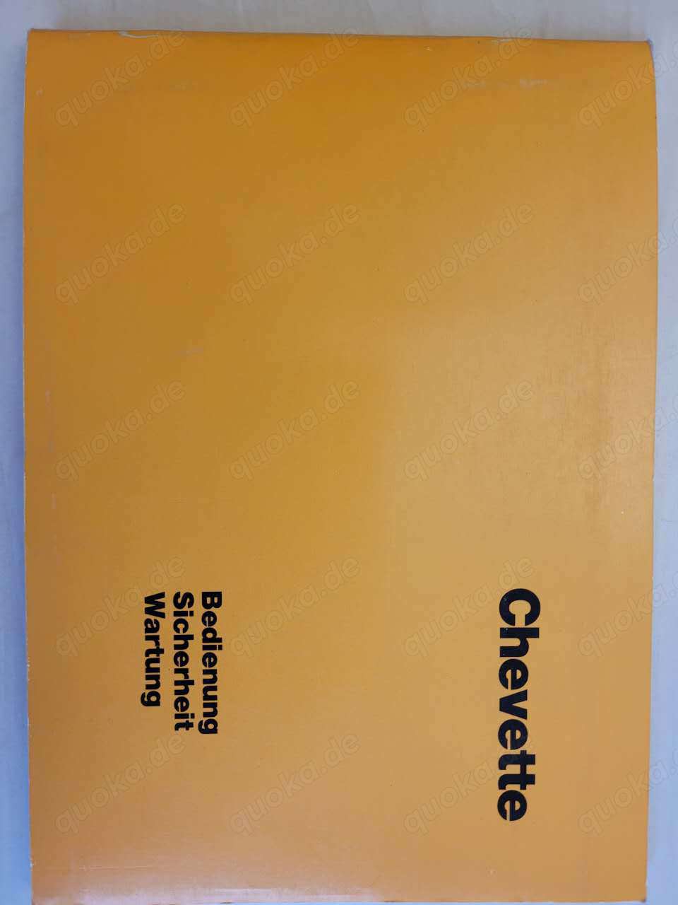 OPEL Chevette Bedienungsanleitung 1980