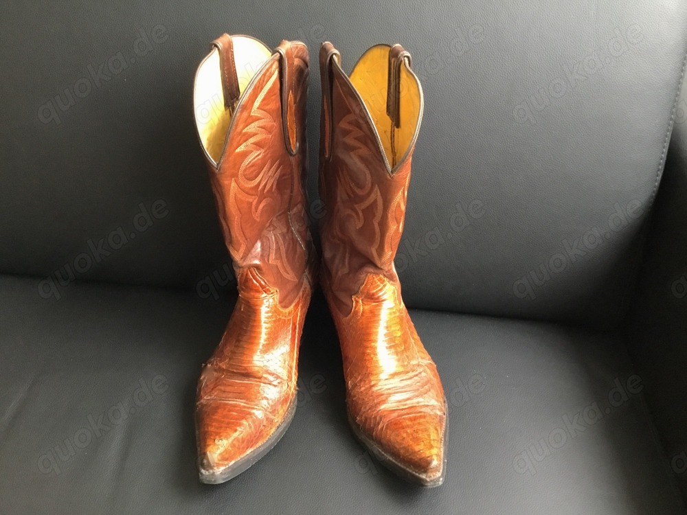 Original Cowboy-Stiefel, Braun, getragen, Gr. 41