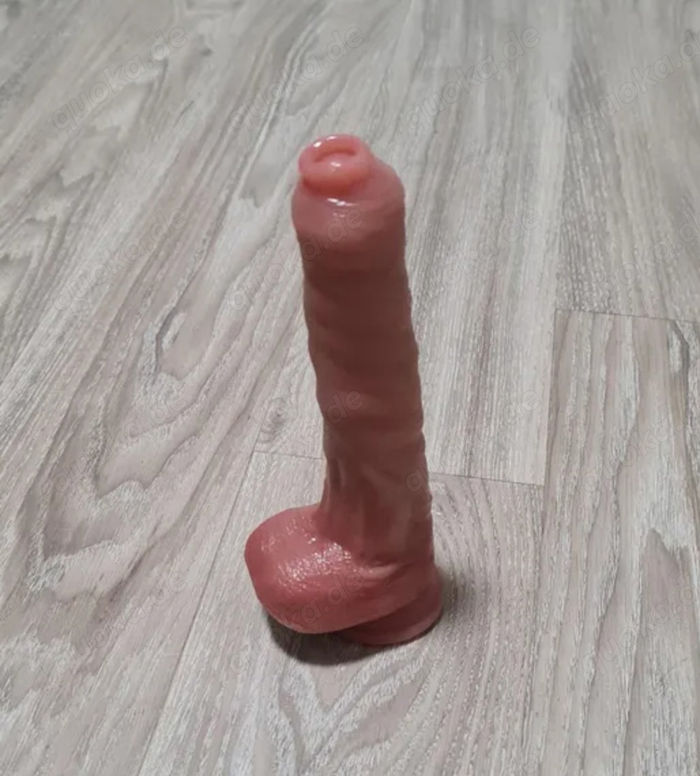 XL Dildo mit Saugnapf und Vorhaut