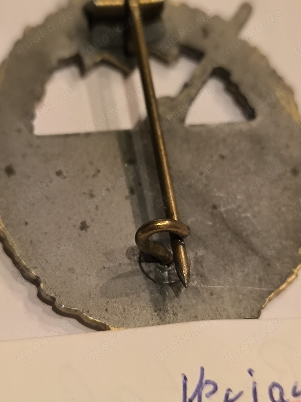 Original Falkabzeichen mit Erkennungsmarke zusammen gehörig 