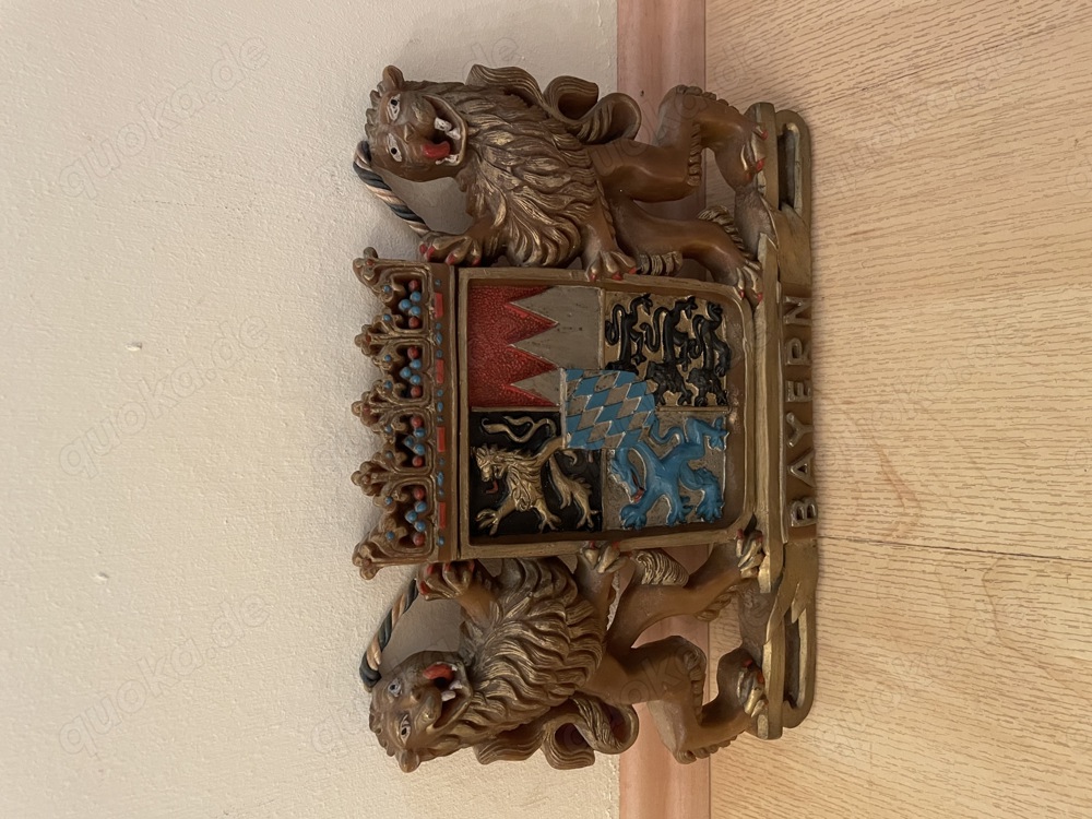 Bayernwappen Wachsmodel