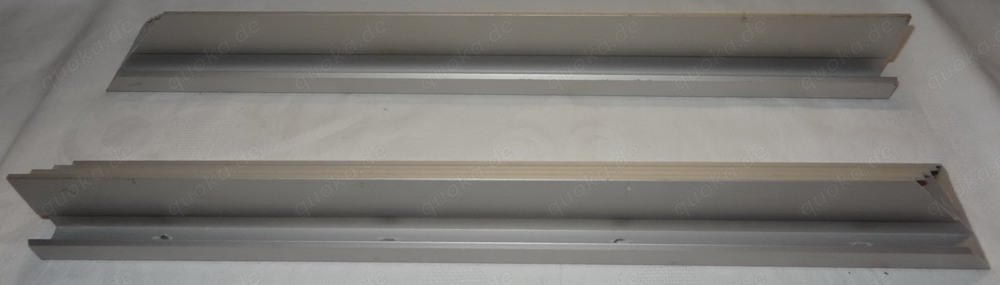 D Regalhalterung Aluprofil 2 Schienen 40cm Ablagestärke 9-10mm auch Eckregal möglich gebraucht  Pr