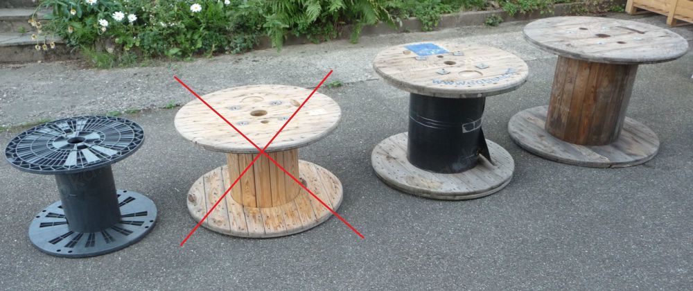 Kabeltrommel, Leertrommel, Holz Spule, Bar, Tisch, Holztisch, Gartentisch, Leer Trommel, Vintage