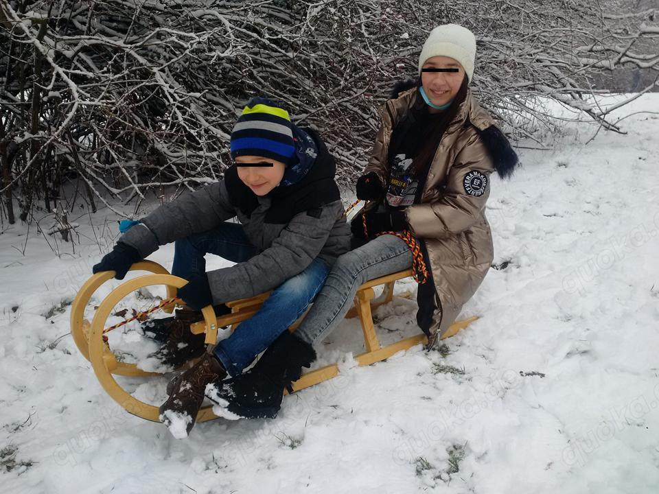 Schlitten   Rodel in der Größe 110 cm. 