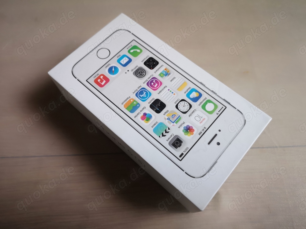 Apple IPhone 5S silver 16GB Originalverpackung mit Inlay