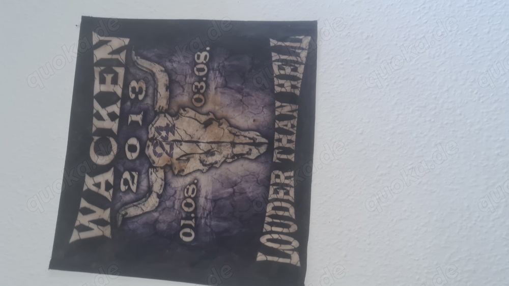 Wacken Flagge Fahne 2013 50 cm x 50 "m