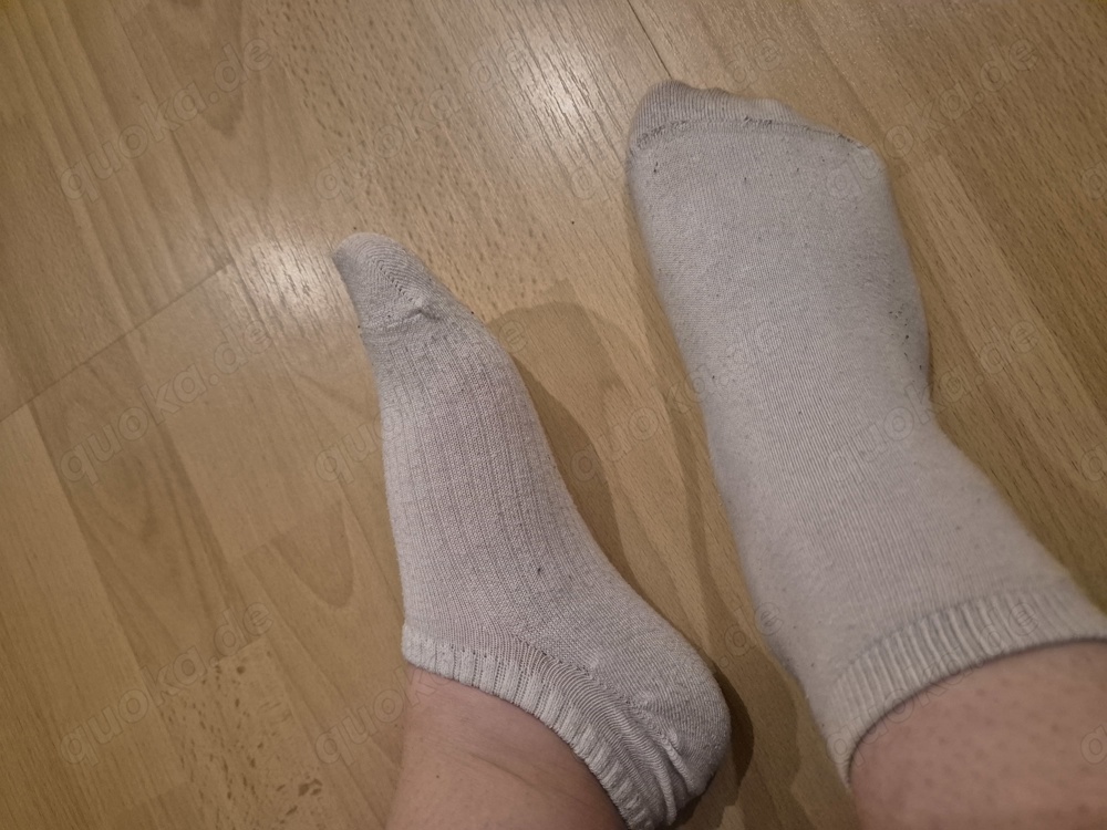 getragene Socken