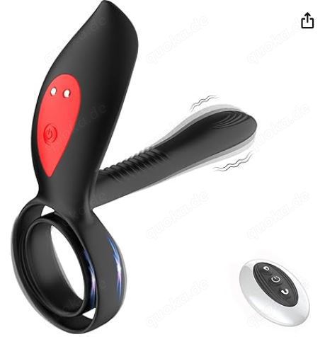 Dual Penisringe Dual Motors Paar Vibratoren Premium BDSM Cockring Klitorisstimulator Erotik Sexspiel