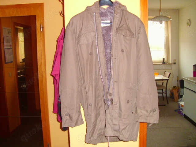 brauner Parka in Größe 54 (XL)