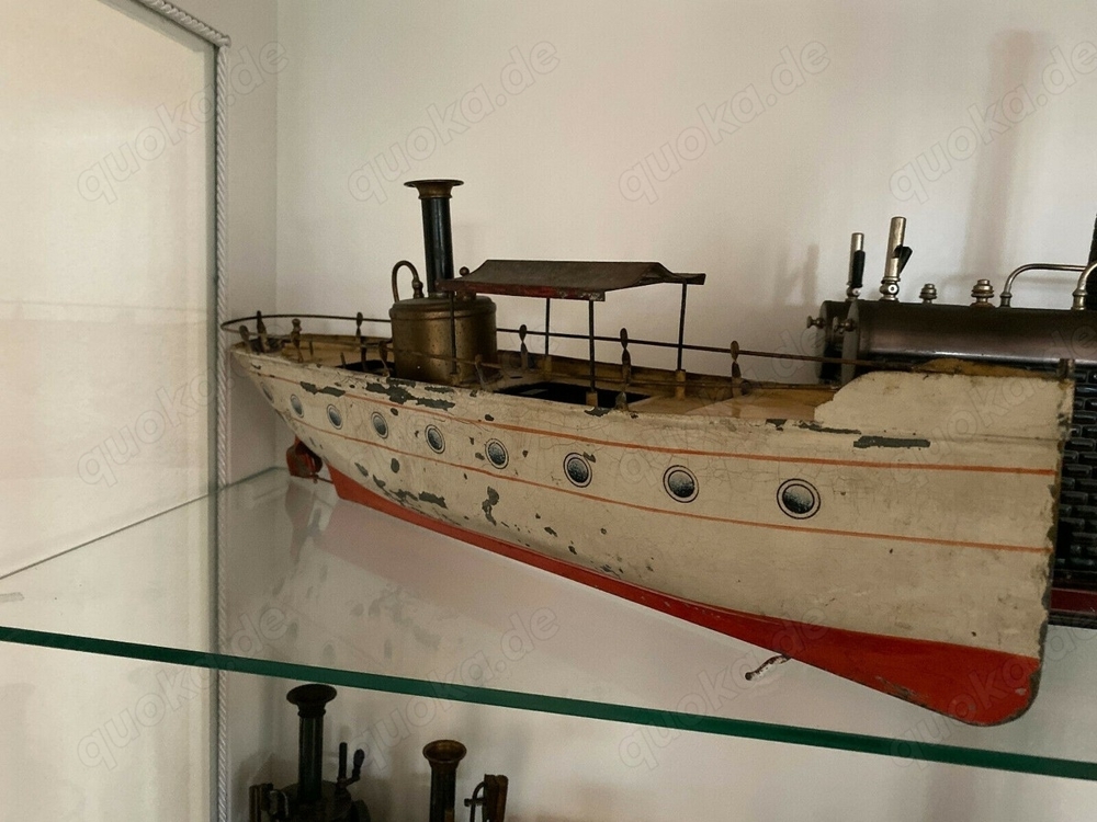 Carette Flussdampfer 46 cm Dampfantrieb