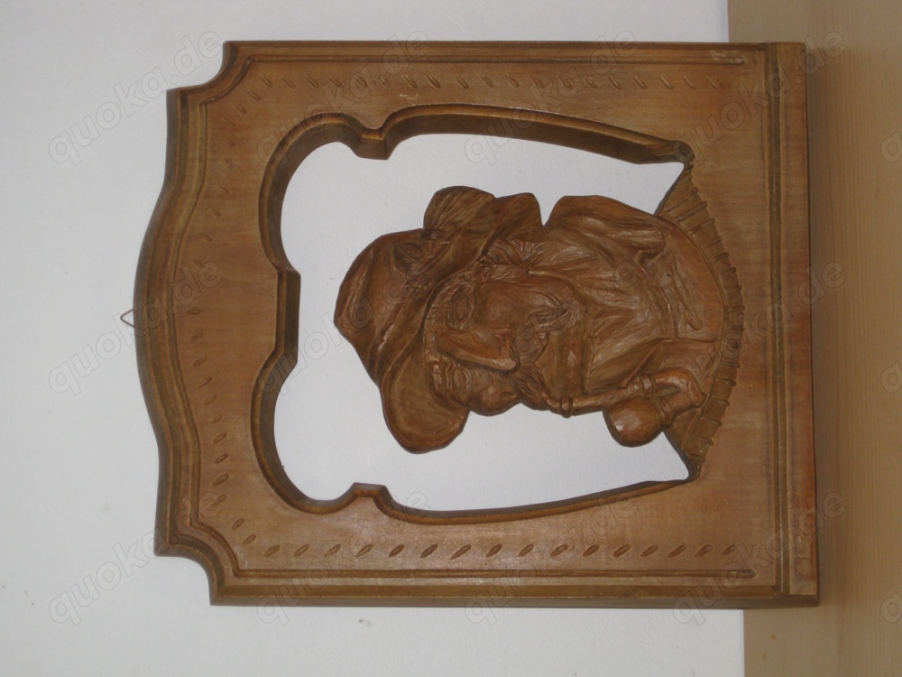 Handgeschnitzes Bild zu verkaufen