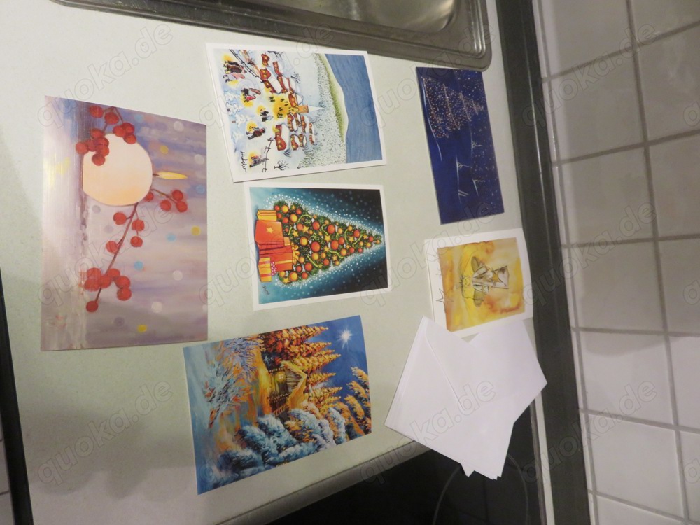 Weihnachtsklappkarten mit Umschlägen zu verschenken