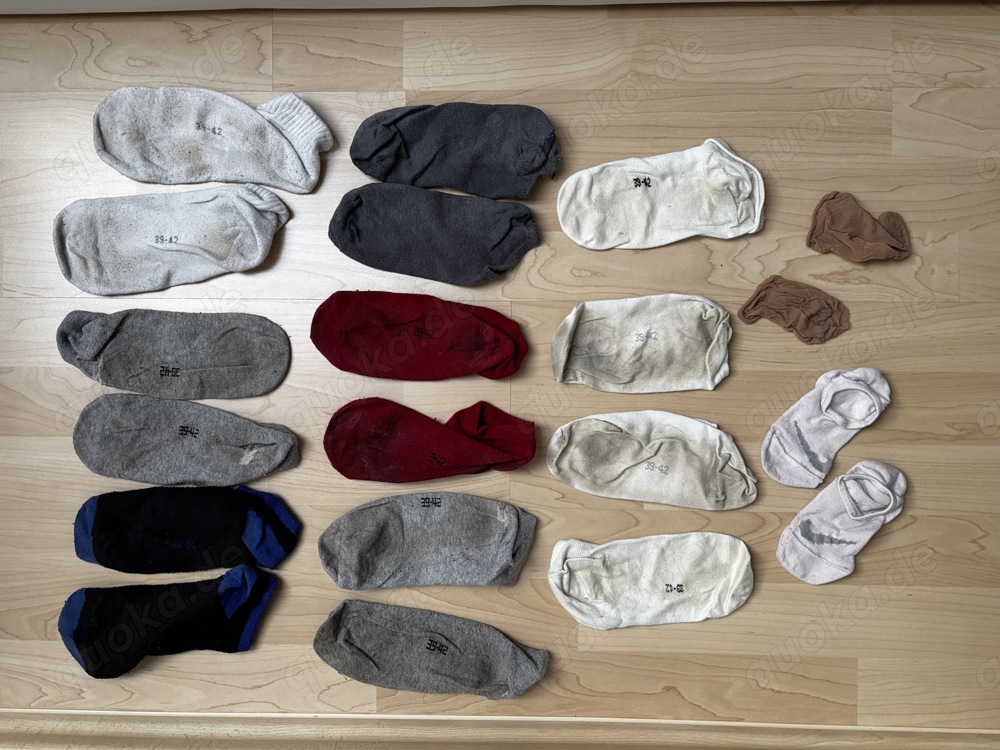 10 Paar dufte getragene Socken 