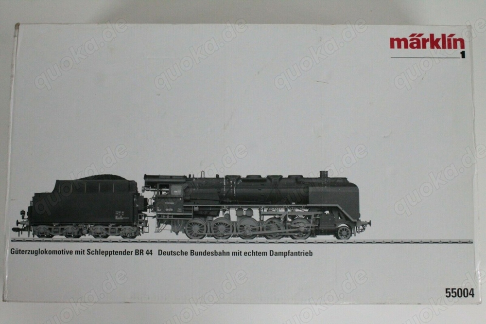 Interessante Märklin Spur 1 Echtdampflok 55004 inkl OVP BR44