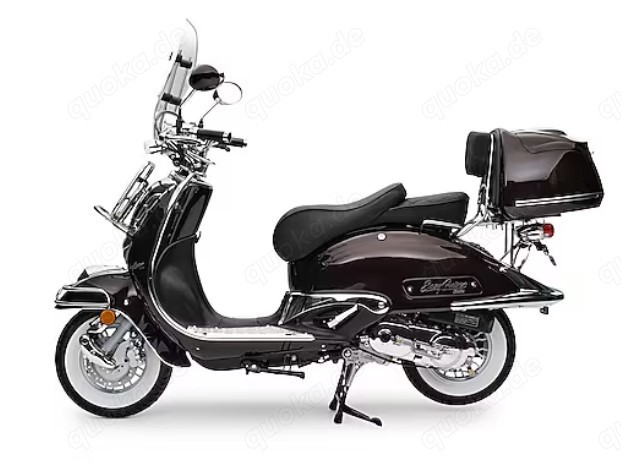 Retro Roller 125 ccm Edition Ausstattung + 2 Helme+ Regenanzug+ Abdeckung Tüv Neu 1500  VHS
