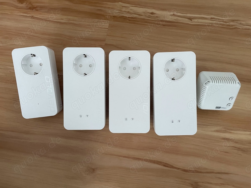 Devolo Set dlan 1200+ wifi ac bestehend aus Starterset + 2 Ergänzungen dlan 1200+ + 2 Erg dlan 500