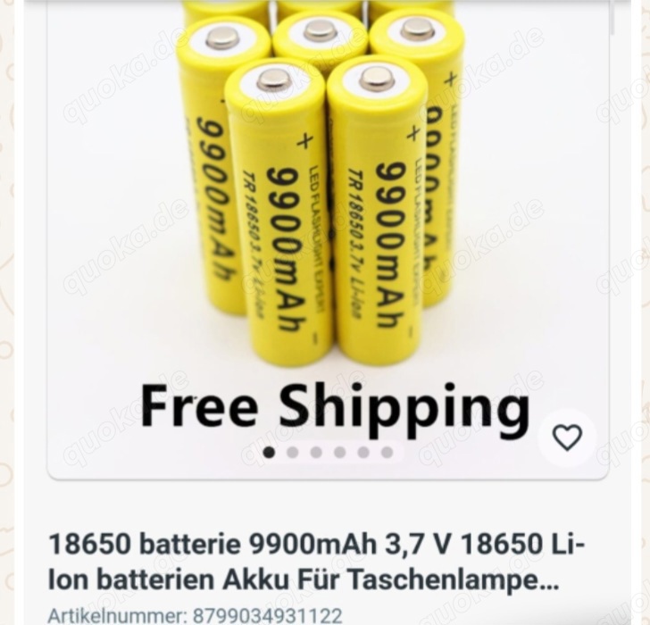 Neuwertig Batterien Akku Neuwertig Batterien Akku