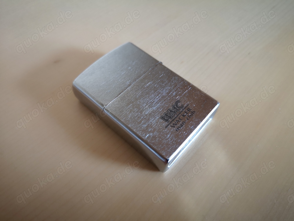 Original ZIPPO Sturmfeuerzeug mit Aufdruck WMC