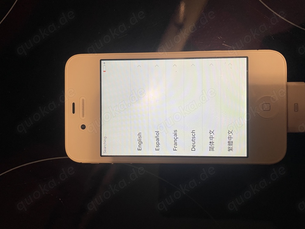 IPhone 4 Weiss ohne weiteres Zubehör 