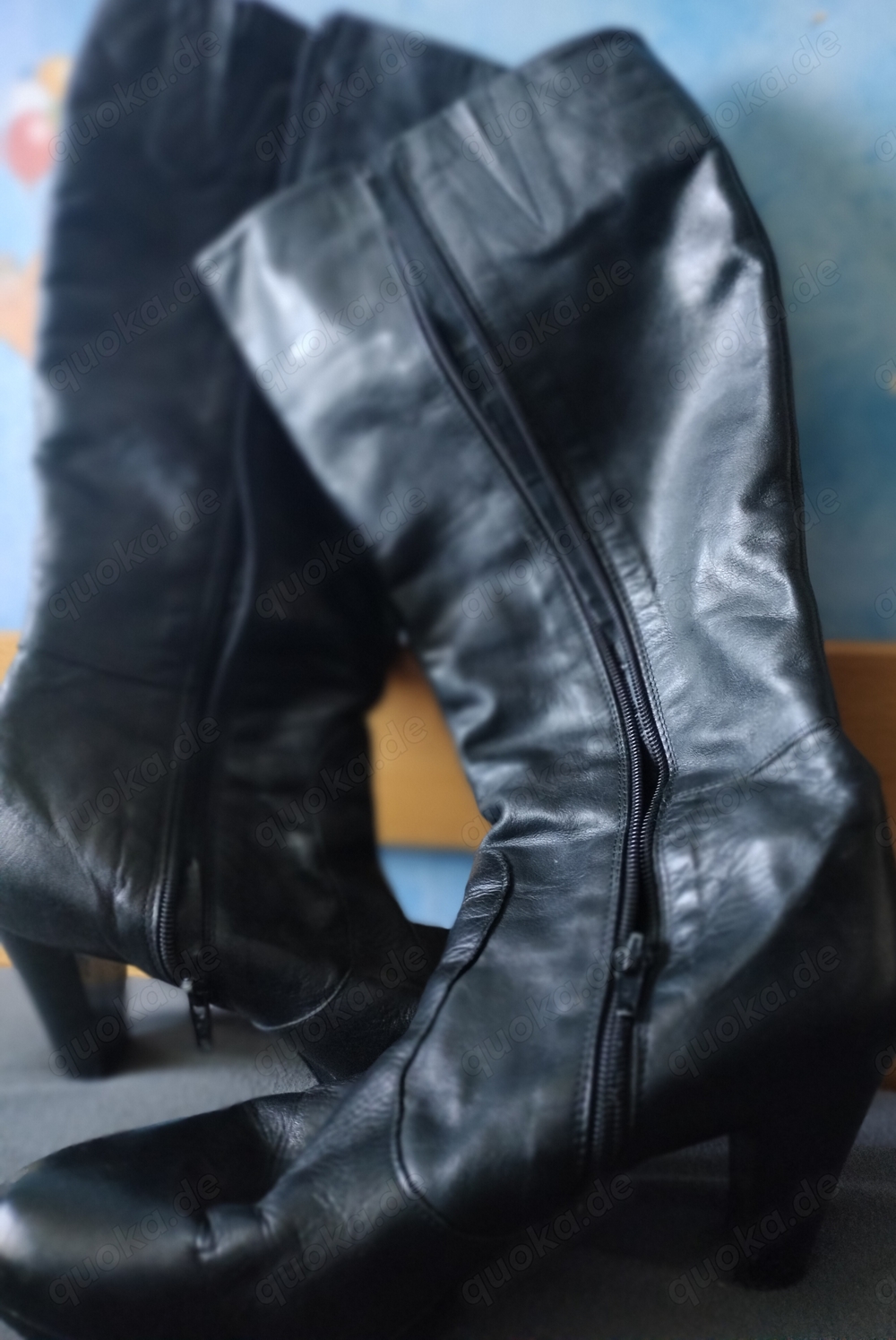 Damen Stiefel mit Absatz 