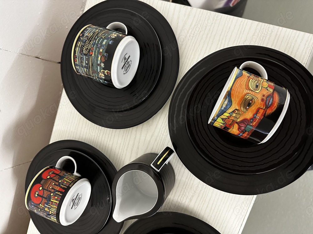 Friedensreich Hundertwasser Kaffeegeschirr