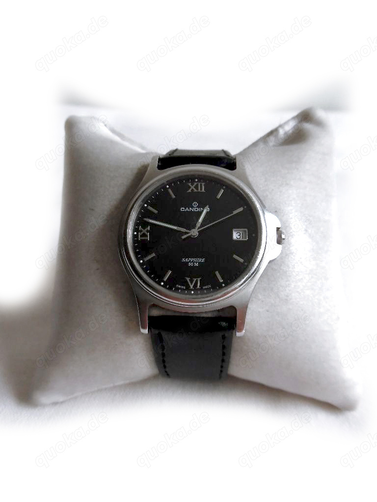 Schwarze Armbanduhr von Candino