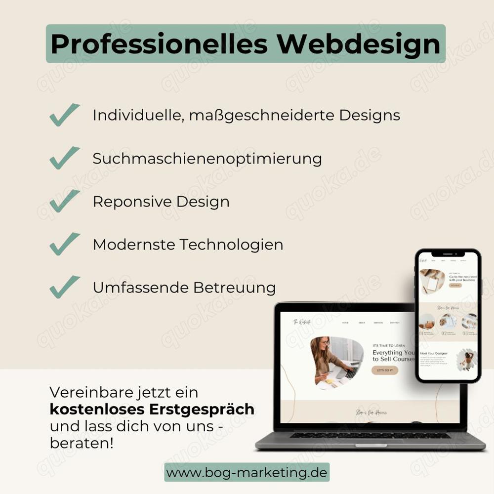 Webdesign (Webseiten, Landingpages und Funneloptimierung)
