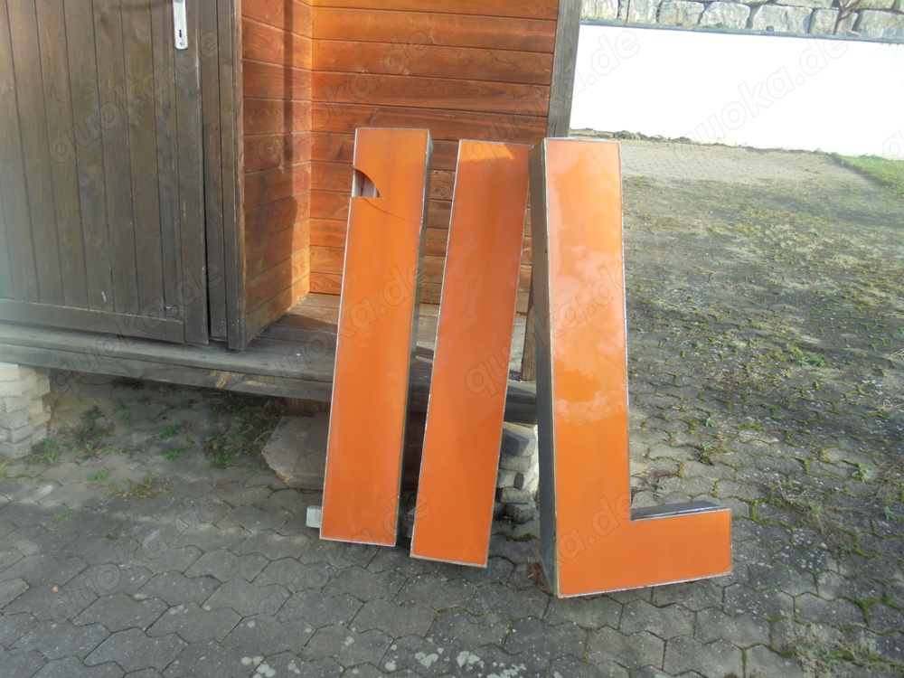 Leuchtreklame Buchstaben 1,20 geht alles