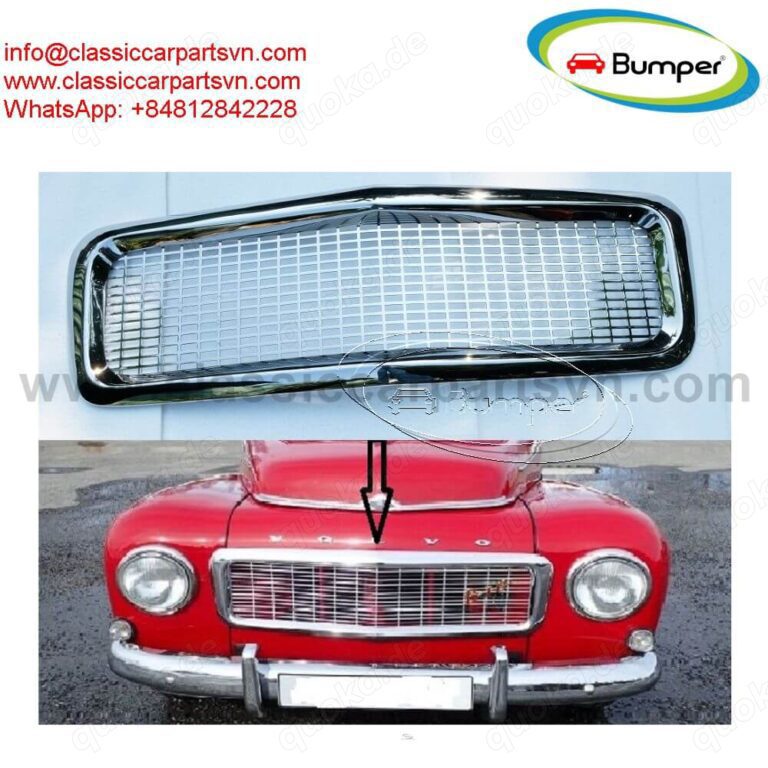 Radiator grille Volvo PV Duett, PV444, PV544 by stainless steel new 