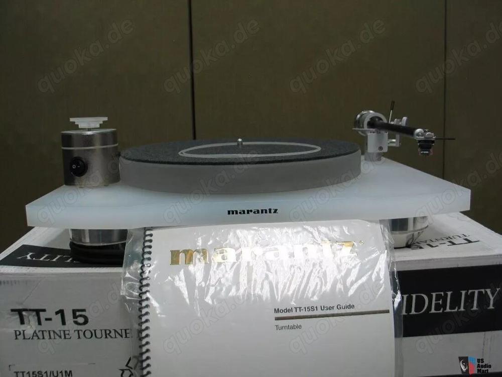 Marantz TT-15S1 mit Clearaudio Satisfy Ebony Tonarm Marantz TT-15S1 mit Clearaudio Satisfy Ebony Tonarm