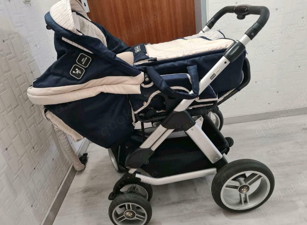 Stabiler ABC-Design Kombi-Kinderwagen inkl. Babywanne
