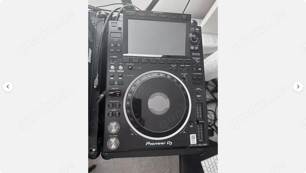 CDJ-3000 DJ Multi-Player mit DJM-A9 Mixer & Cases