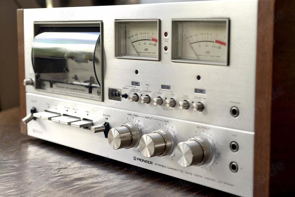 wie neu Pioneer CT-F9191 Multivoltage Kasettendeck Casettendeck (1975) 220V