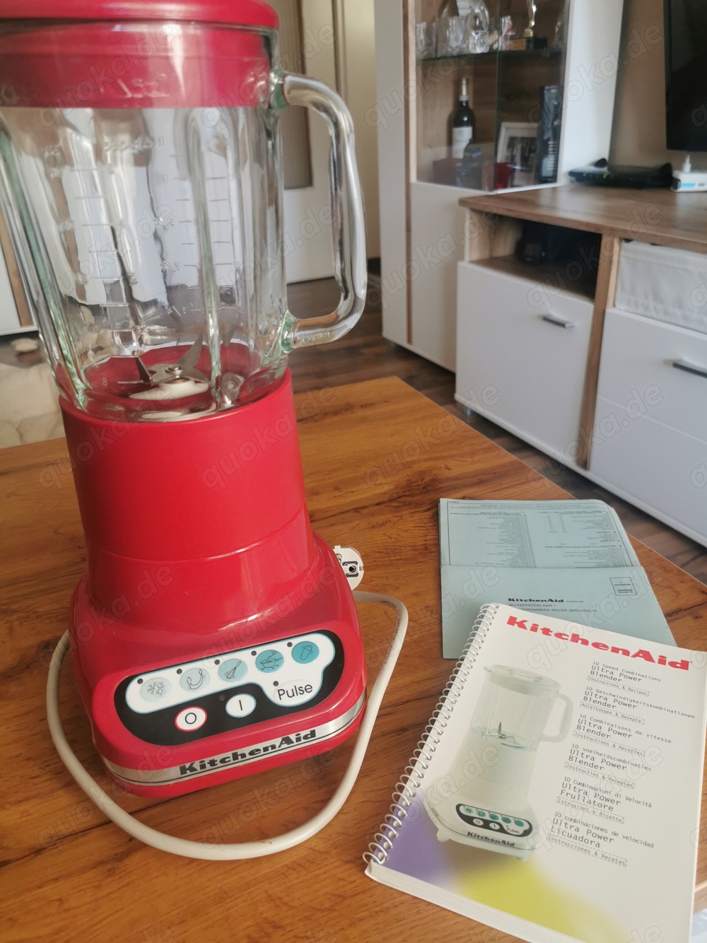 Kitchen Aid Standmixer rot 5KSB5EER3