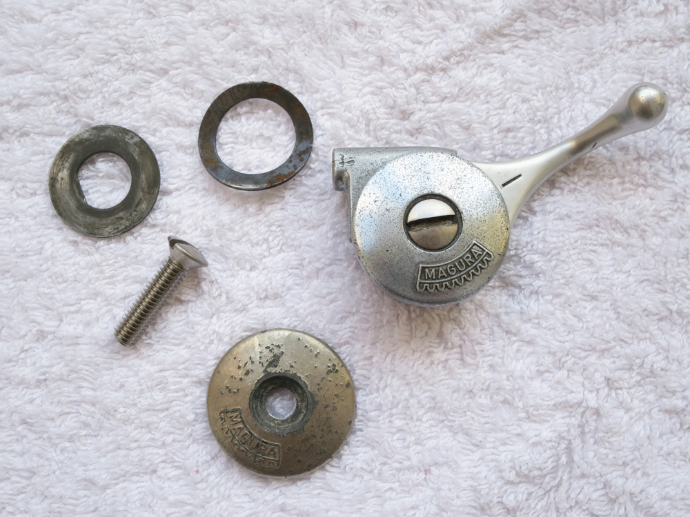 Magura Lufthebel 50er Jahre mit Ersatzteilen, gebraucht