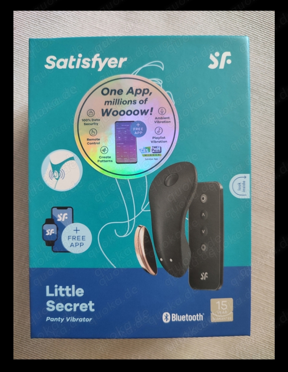 Satisfyer Little Secret - Connect APP, mit Fernbedienung