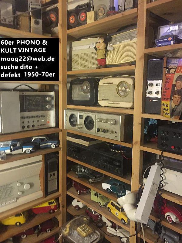 suche 60 70er Phono Batterie-Phono HIFI CB Boxen+Braunteile alle Marken+defektes ggf Tausch wieFotos suche 60 70er Phono Batterie-Phono HIFI CB Boxen+Braunteile alle Marken+defektes ggf Tausch wieFotos