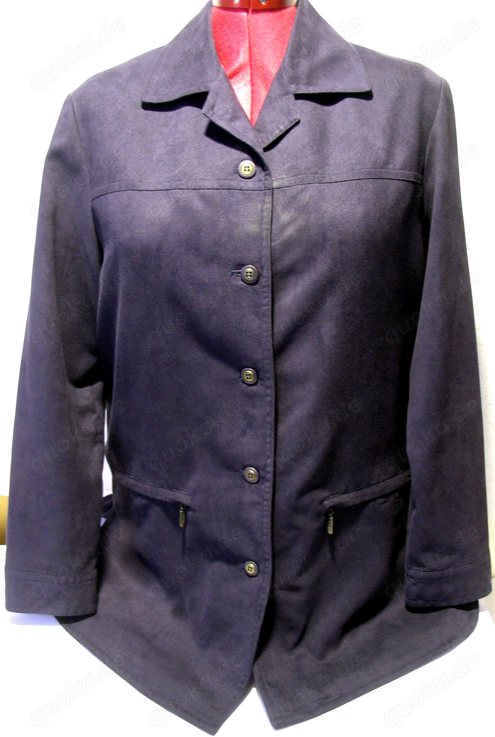 Jacke Blazer Blusenjacke Gr. 40 - dunkelblau - Finest Fashion Uptown - NEU