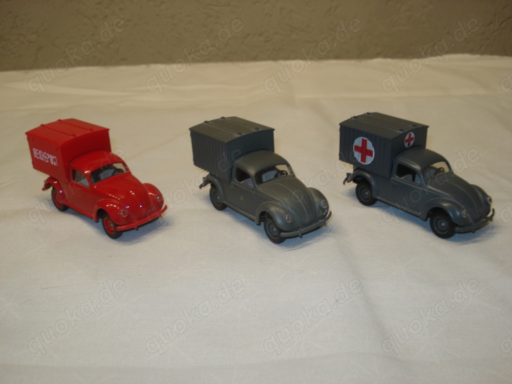 3 Alte Sammlermodell Vitesse 1:43 VW Käfer Pickup ohne OVP