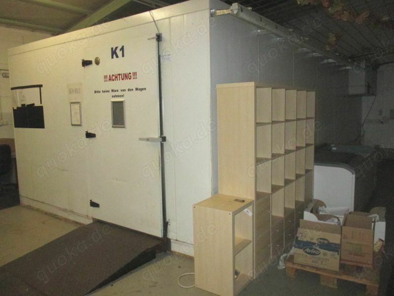 Kühlhaus Tiefkühlhaus 8,10 x 4,10 Kühlzelle Kühllager Kühlraum Kühlung Agregat